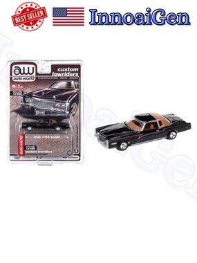 Auto World Custom Lowriders 1975 Cadillac Eldorado 1:64 MiJo Exclusive New 1/480